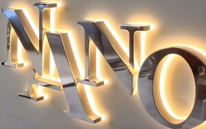 Chữ Nổi Inox 3D Quảng Cáo Ngoài Trời